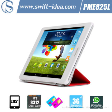 7.85 Inch HD Mtk8312 Dual Core 3G Dual SIM Top 10 Android Tablets (PME825L)